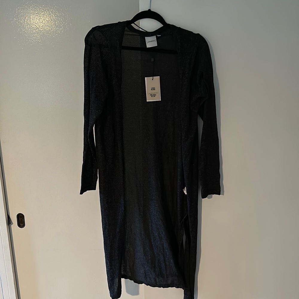 Junarose large cardigan knit long slit